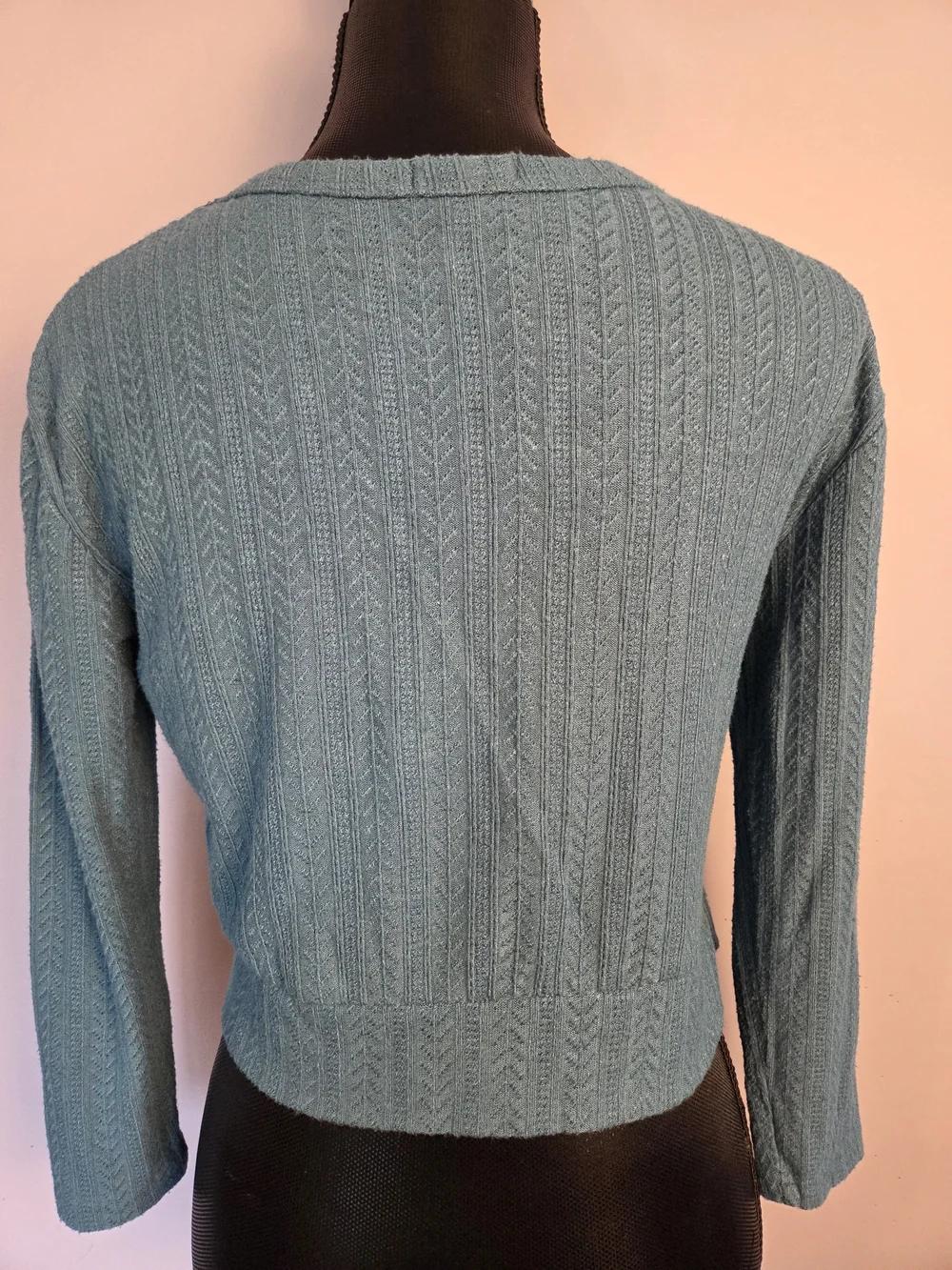 Tommy Bahama Teal Cable Knit Top & Wide-Leg Pants Lounge Set Girls 8 EUC